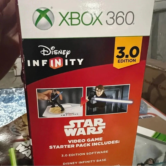 XBOX 360 Disney Infinity STAR WARS Video Game Starter Pack 3.0 Edition NEW - Picture 3 of 12
